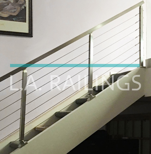 Hollywoodland - Residential - An all stainless steel cable railing installation by LA Railings